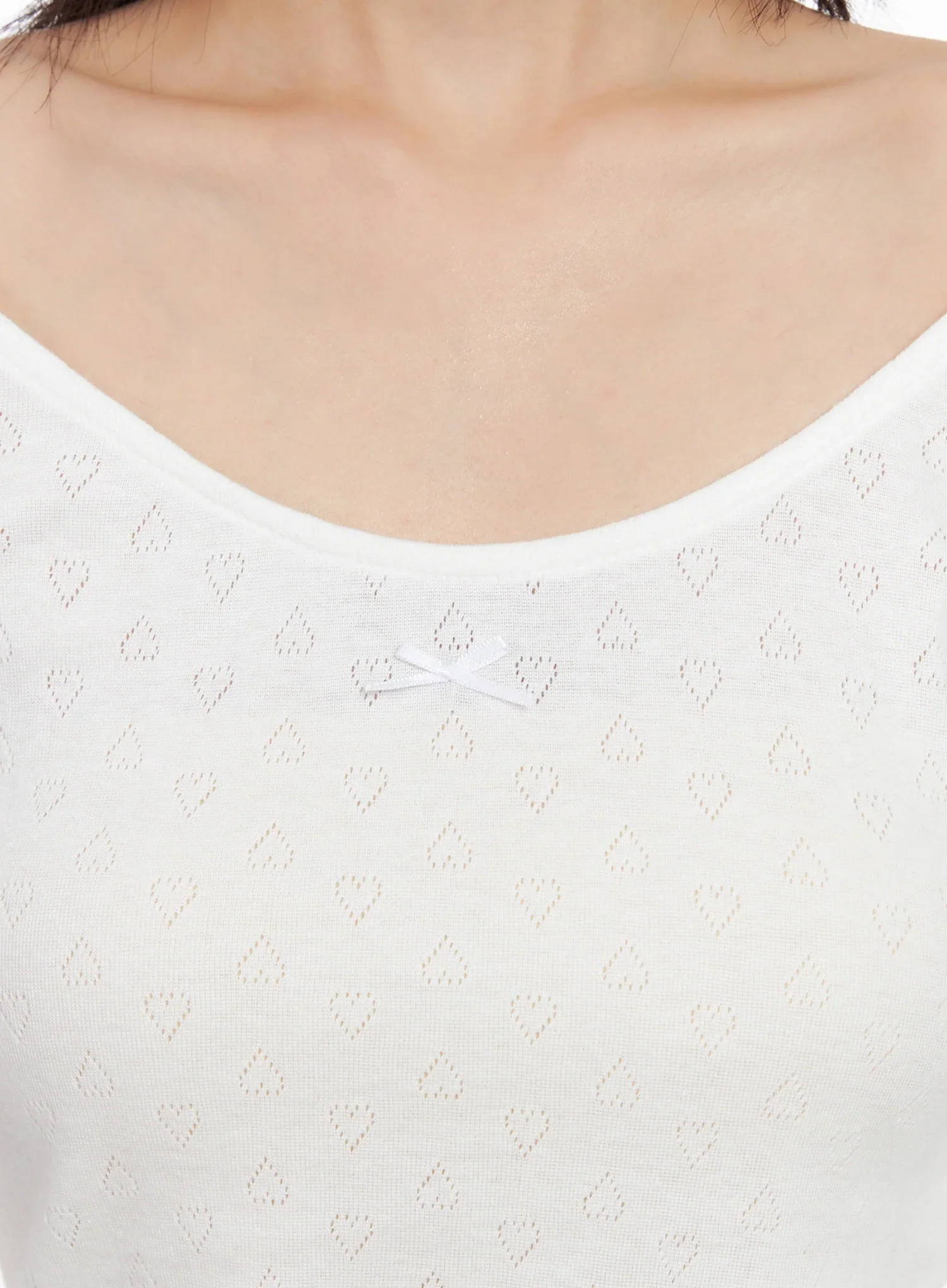 Scoop Neck Ribbed Long Sleeve Top IS508 - Image 2