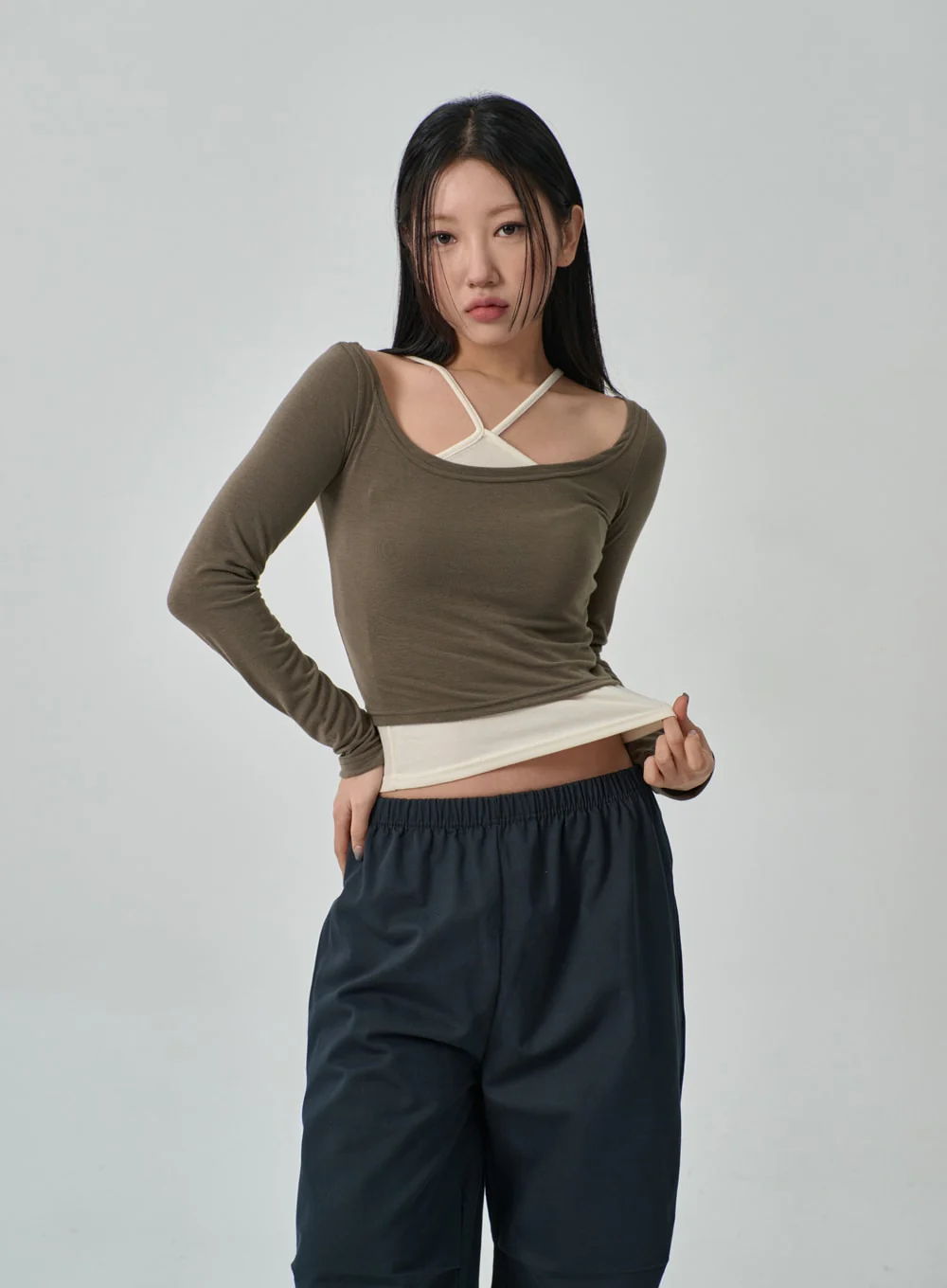 Scoop Neck Top IF314 - Image 2