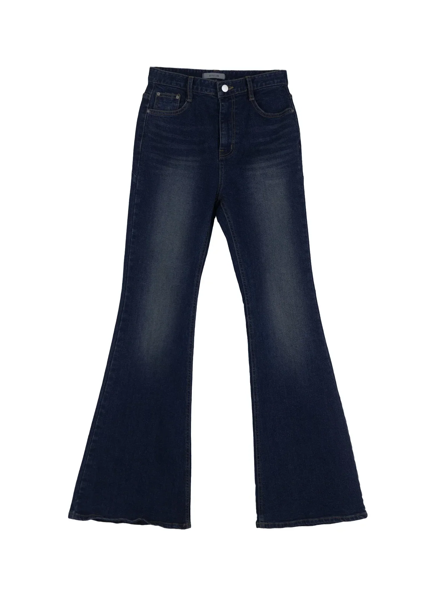 Seoyeon High-Waist Distressed Flare Jeans IL531 - Image 18
