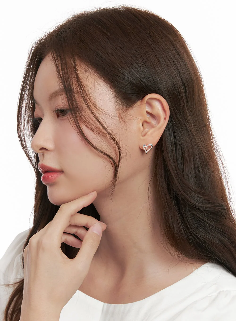 Serenity Hoops Earrings IJ503 - Image 3