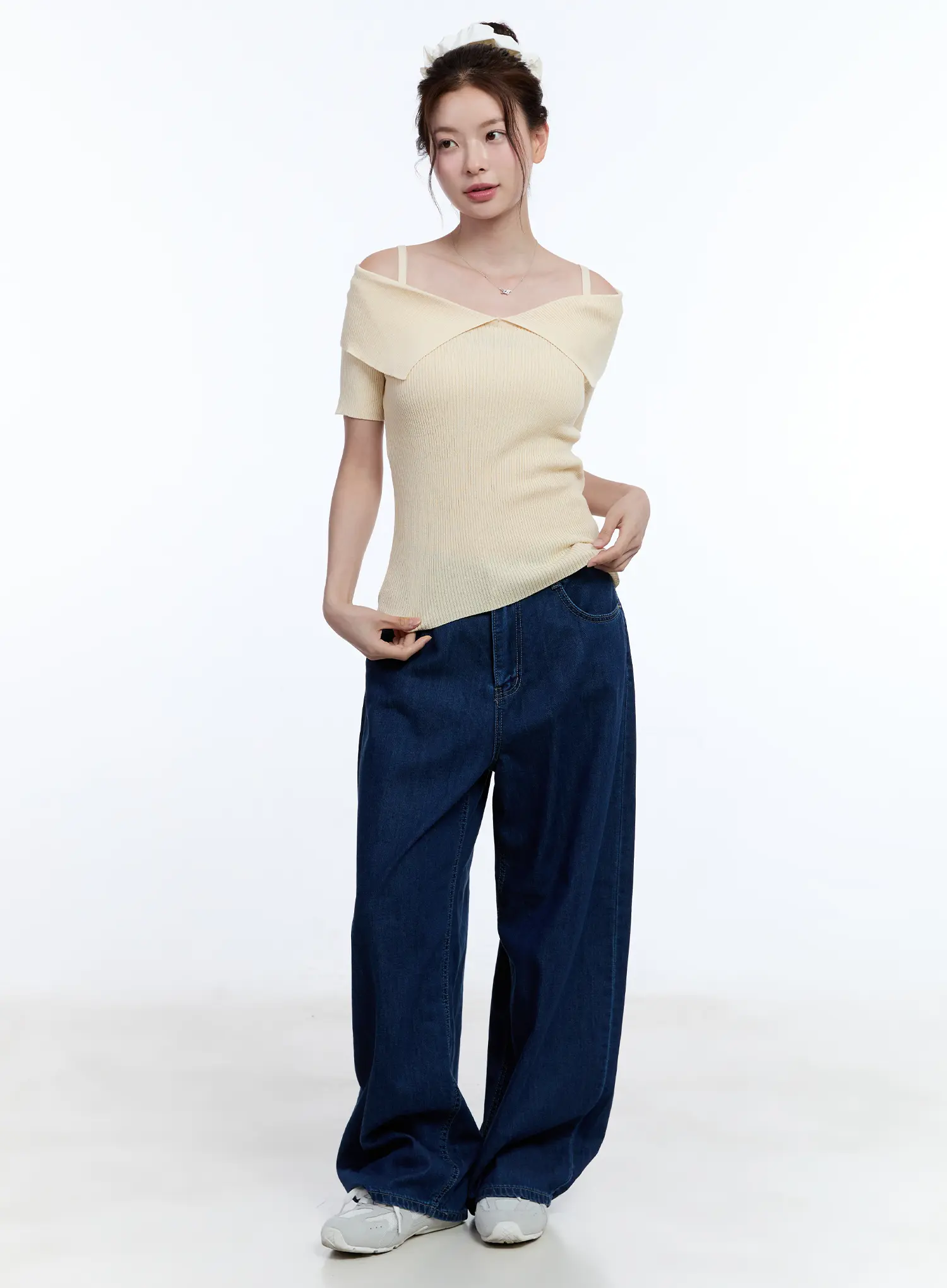 Seulgi Relaxed-Fit Baggy Jeans CU513 - Image 2