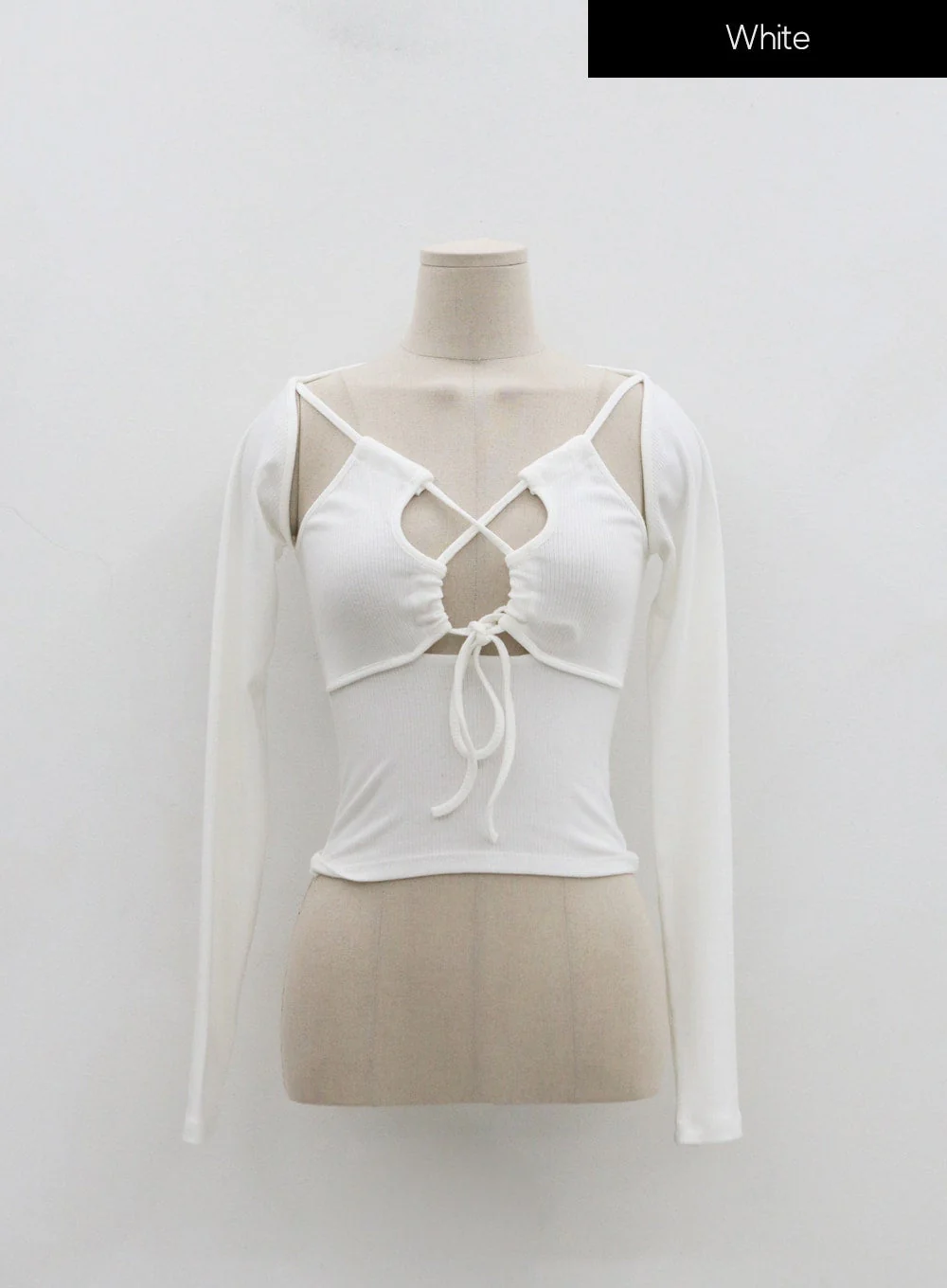 Sexy Front Cross String Crop Top IN22 - Image 14