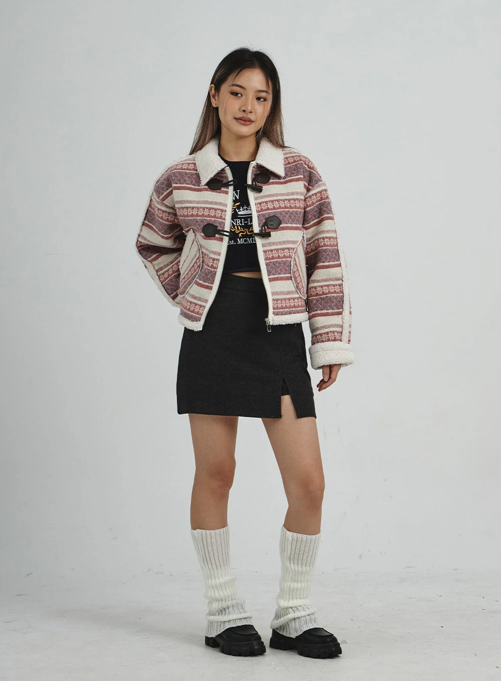 Shearing Crop Duffel Coat CN25 - Image 10