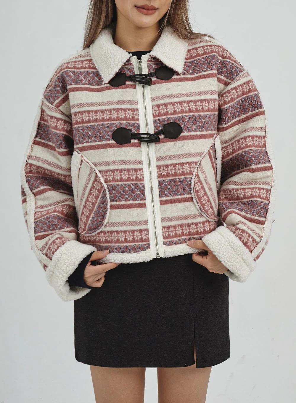 Shearing Crop Duffel Coat CN25 - Image 2