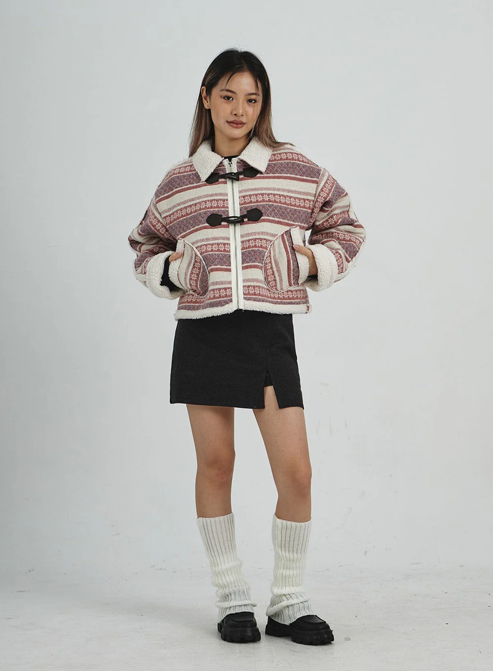 Shearing Crop Duffel Coat CN25 - Image 3