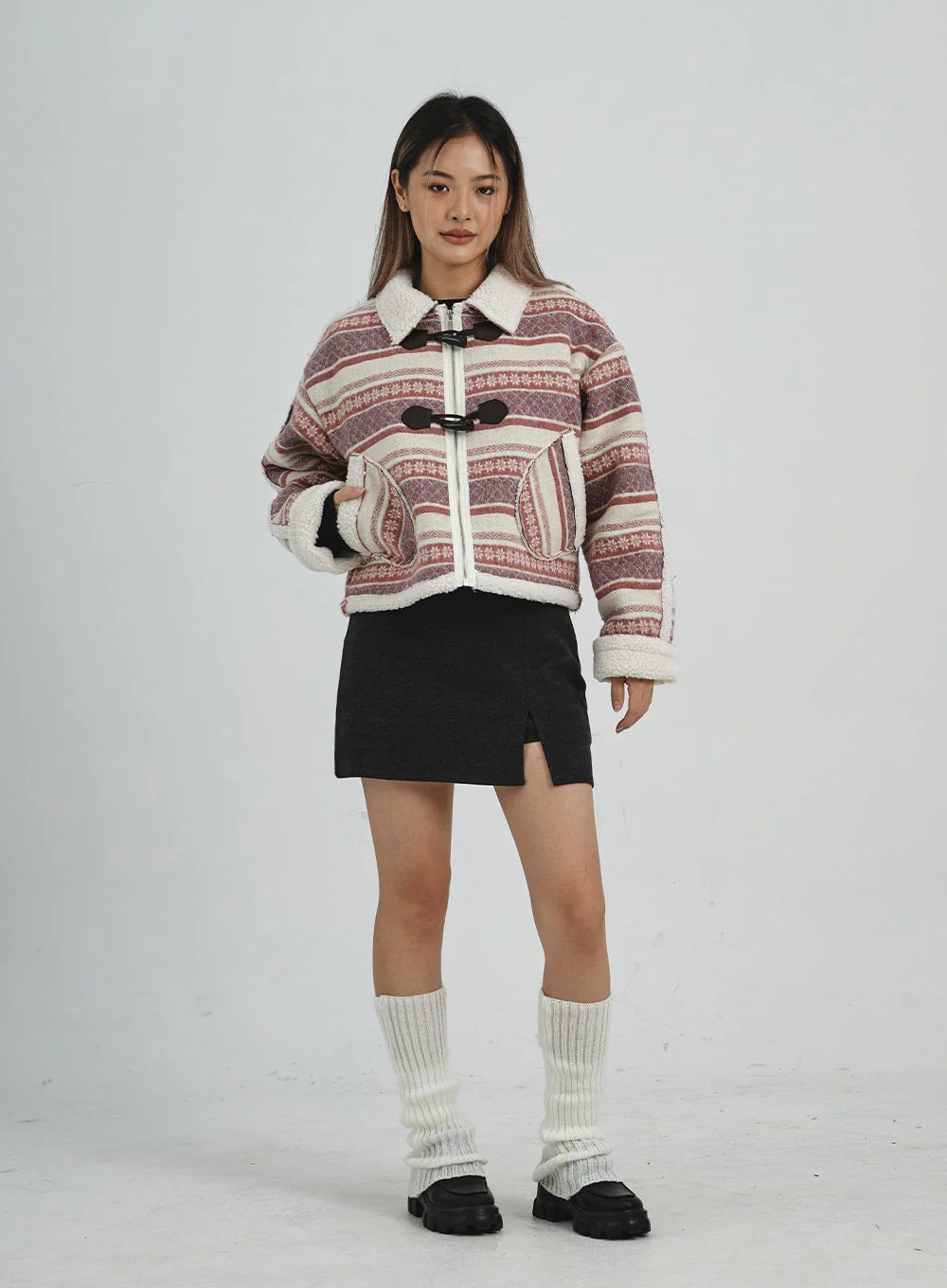 Shearing Crop Duffel Coat CN25 - Image 4