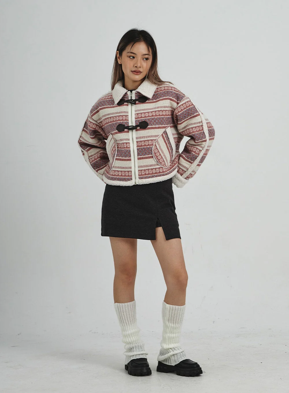Shearing Crop Duffel Coat CN25 - Image 7