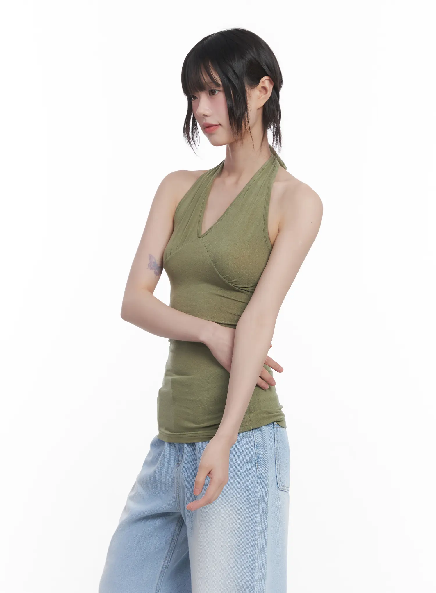 Sheer Halter Neck Tank CU519 - Image 5