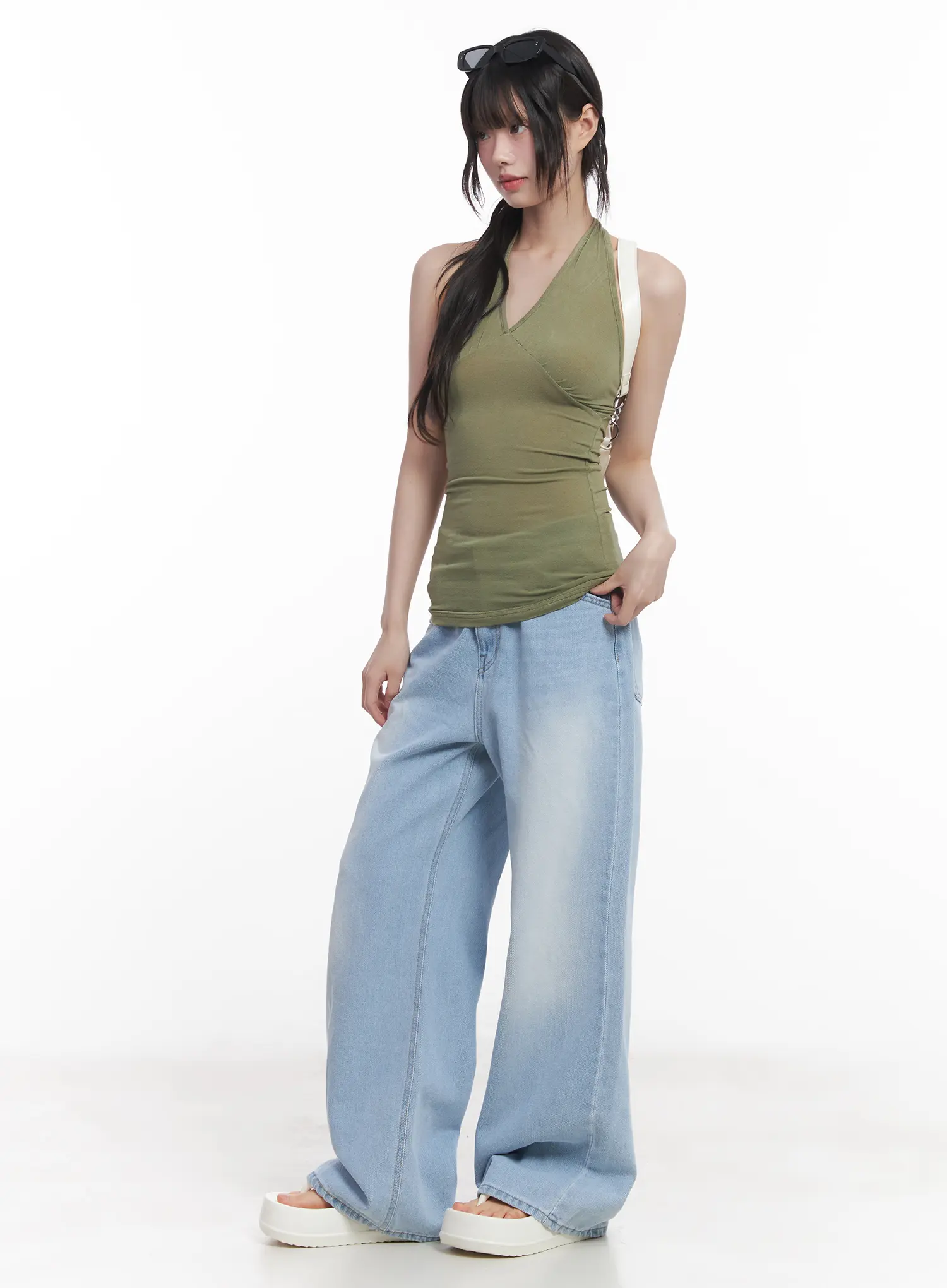 Sheer Halter Neck Tank CU519 - Image 9