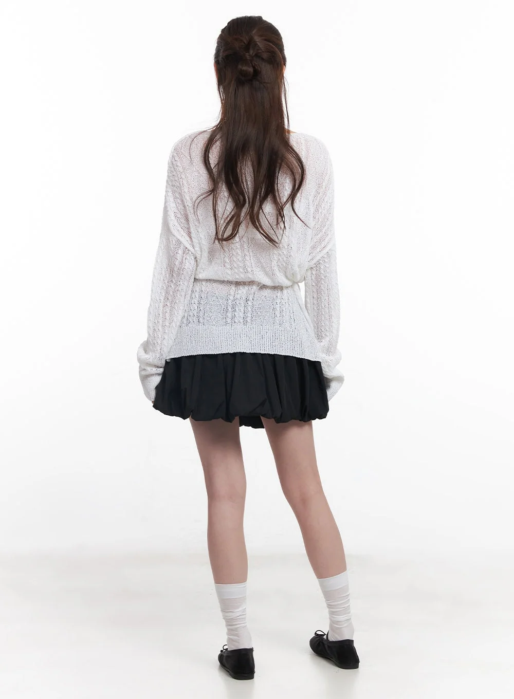 Sheer Oversized Sweater CY519 - Image 7