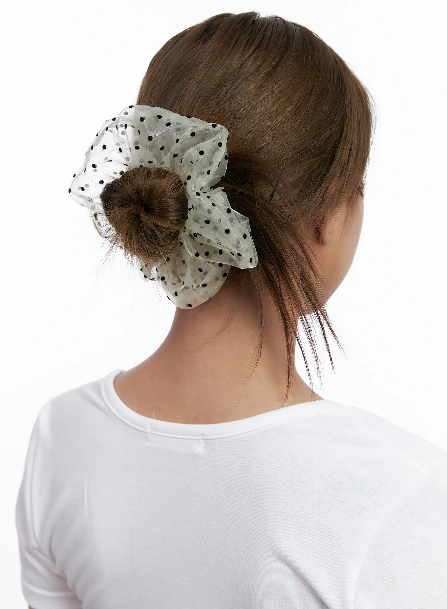 Sheer Polka-Dot Scrunchie CL514 - Image 3