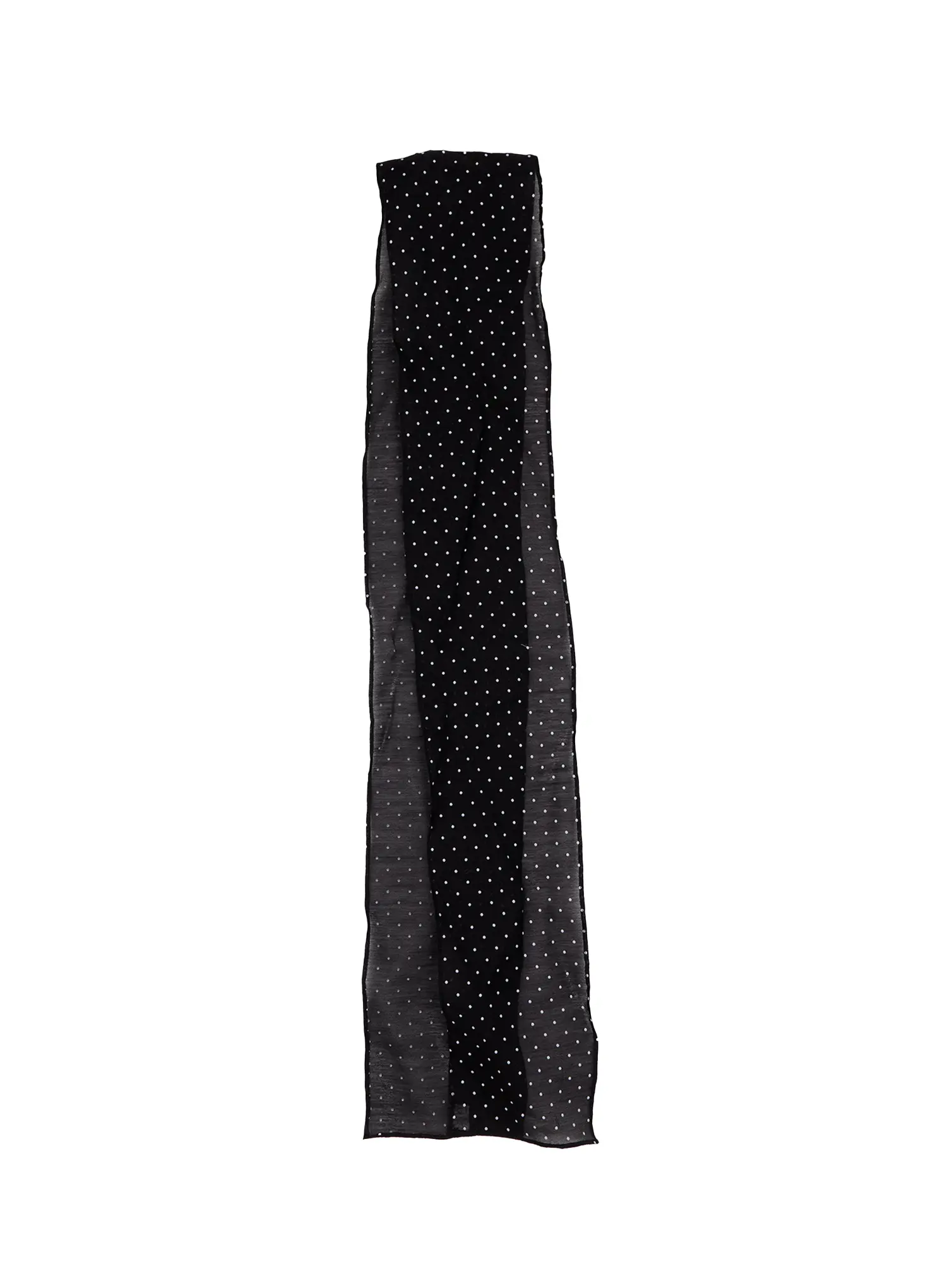 Sheer Polka Dot Skinny Scarf CS524 - Image 5