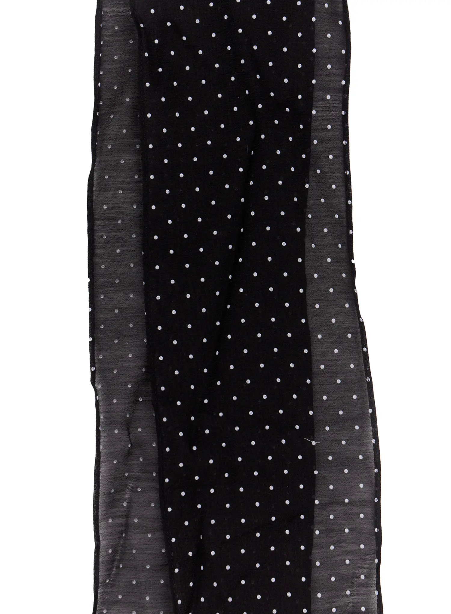 Sheer Polka Dot Skinny Scarf CS524 - Image 6
