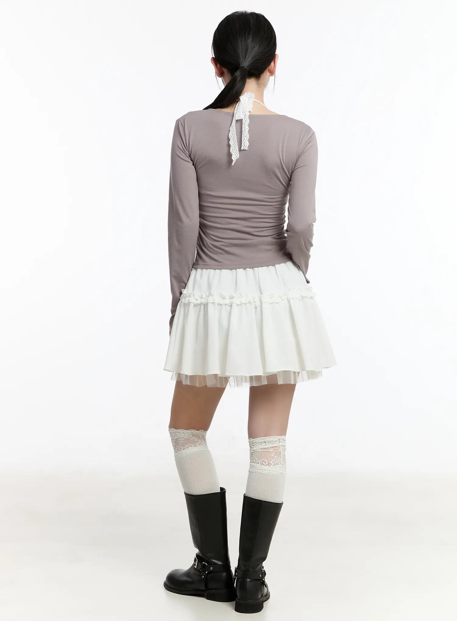 Sheer Ribbon Mesh Cardigan CM511 - Image 5