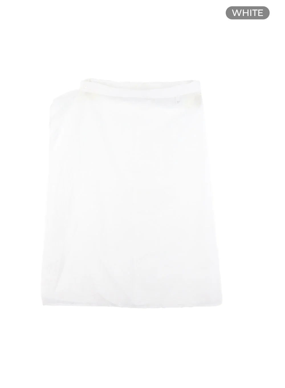 Sheer Wrap Midi Skirt CM429 - Image 7