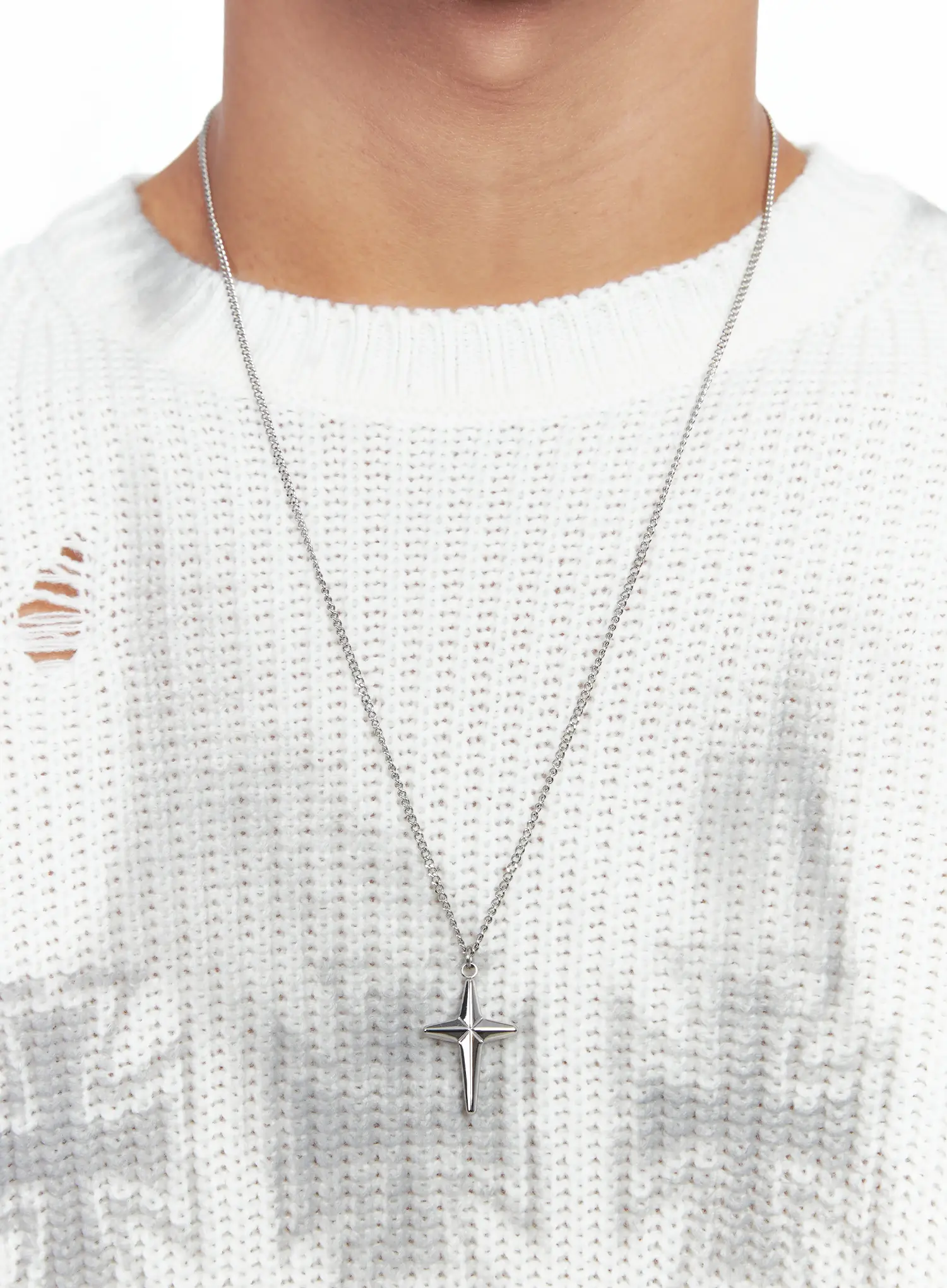 Shine Pendant Chain Necklace IO502