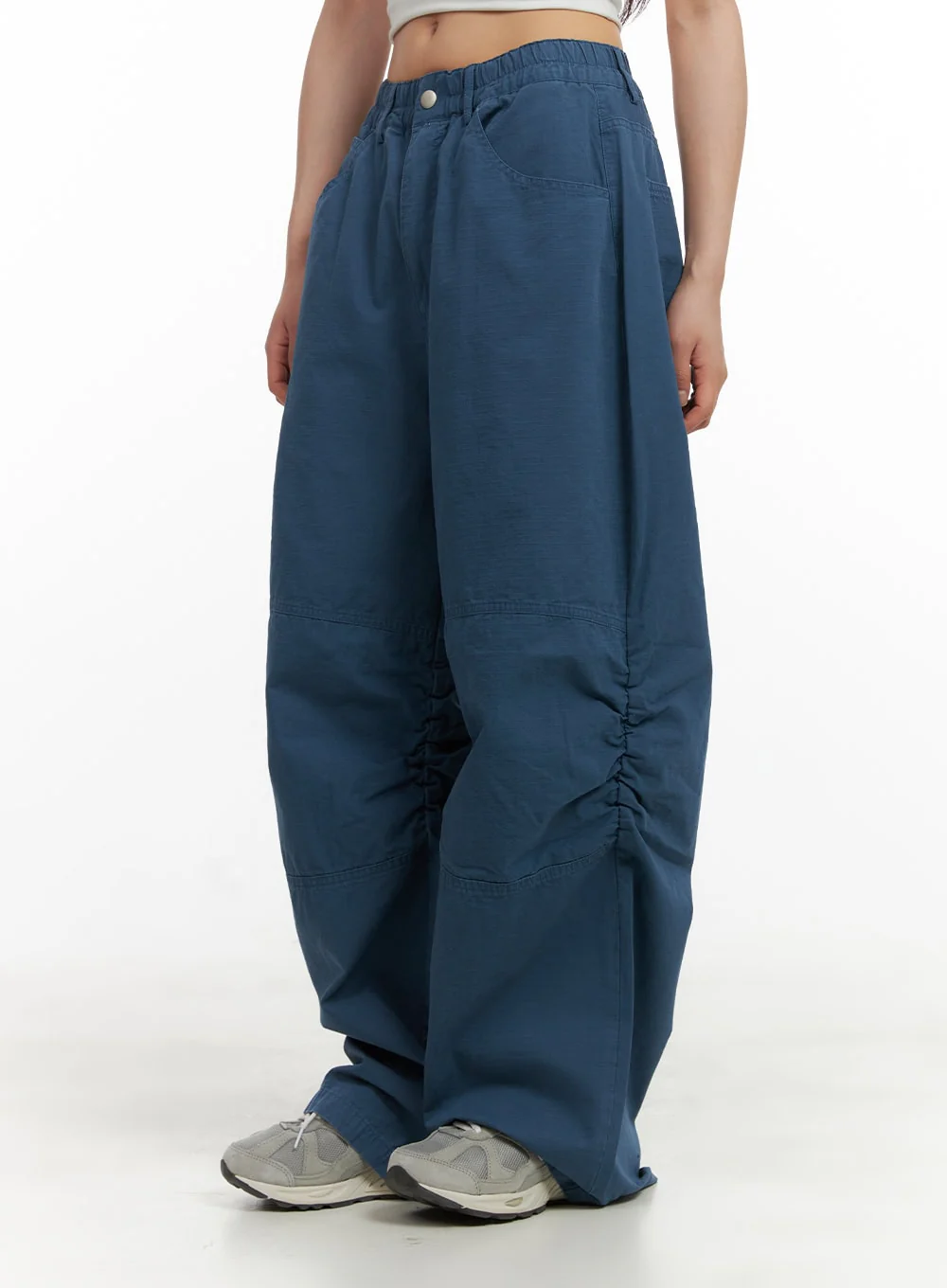 Shirred Baggy Pants CY416 - Image 4