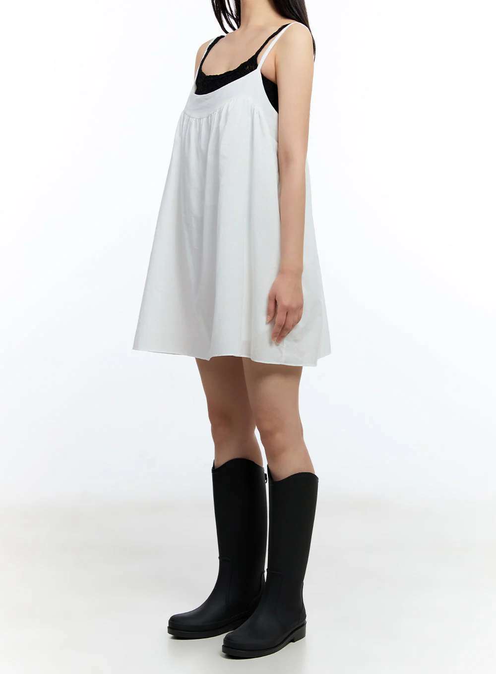 Shirred Cami Mini Dress IU503 - Image 4