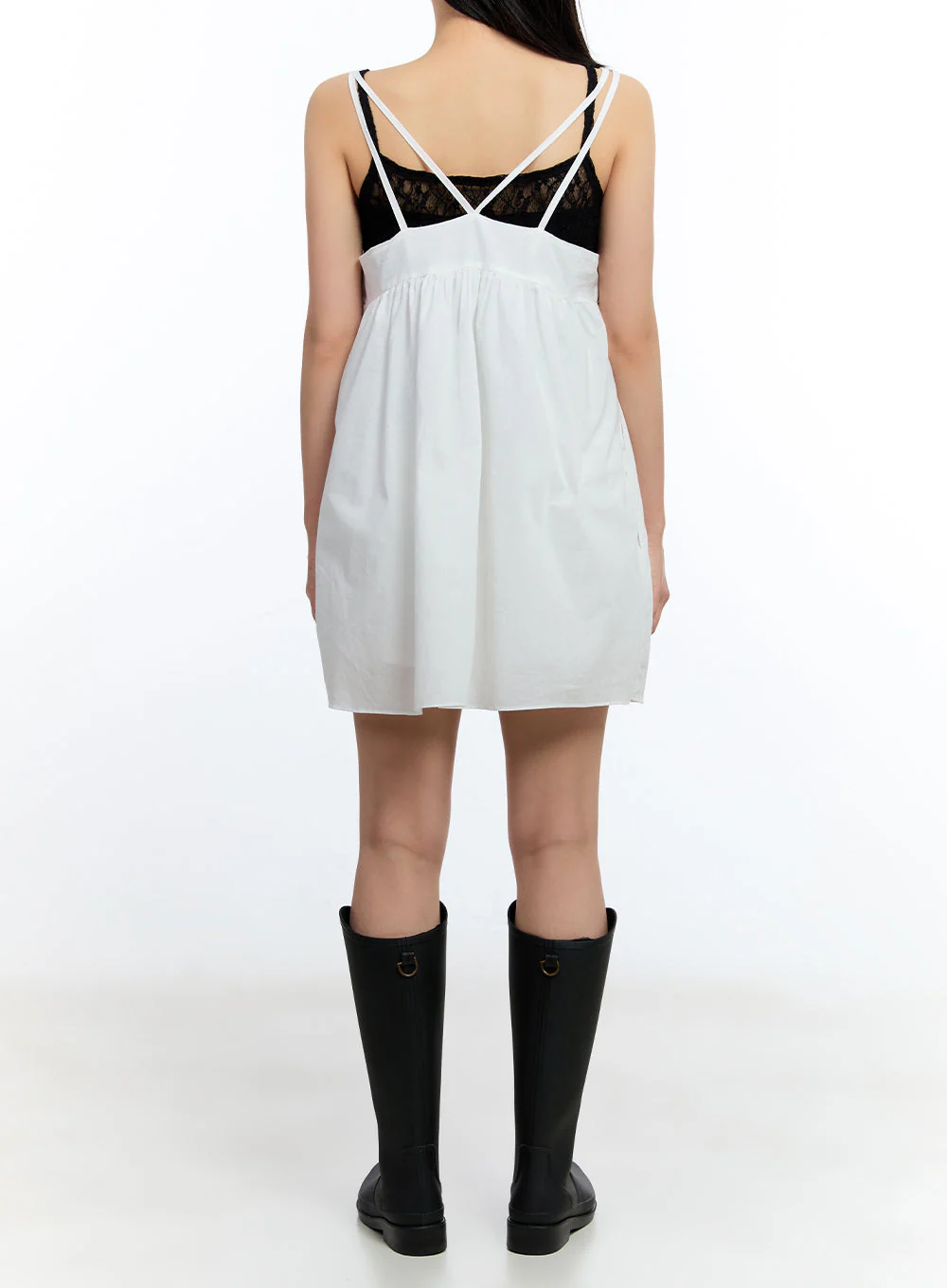 Shirred Cami Mini Dress IU503 - Image 6