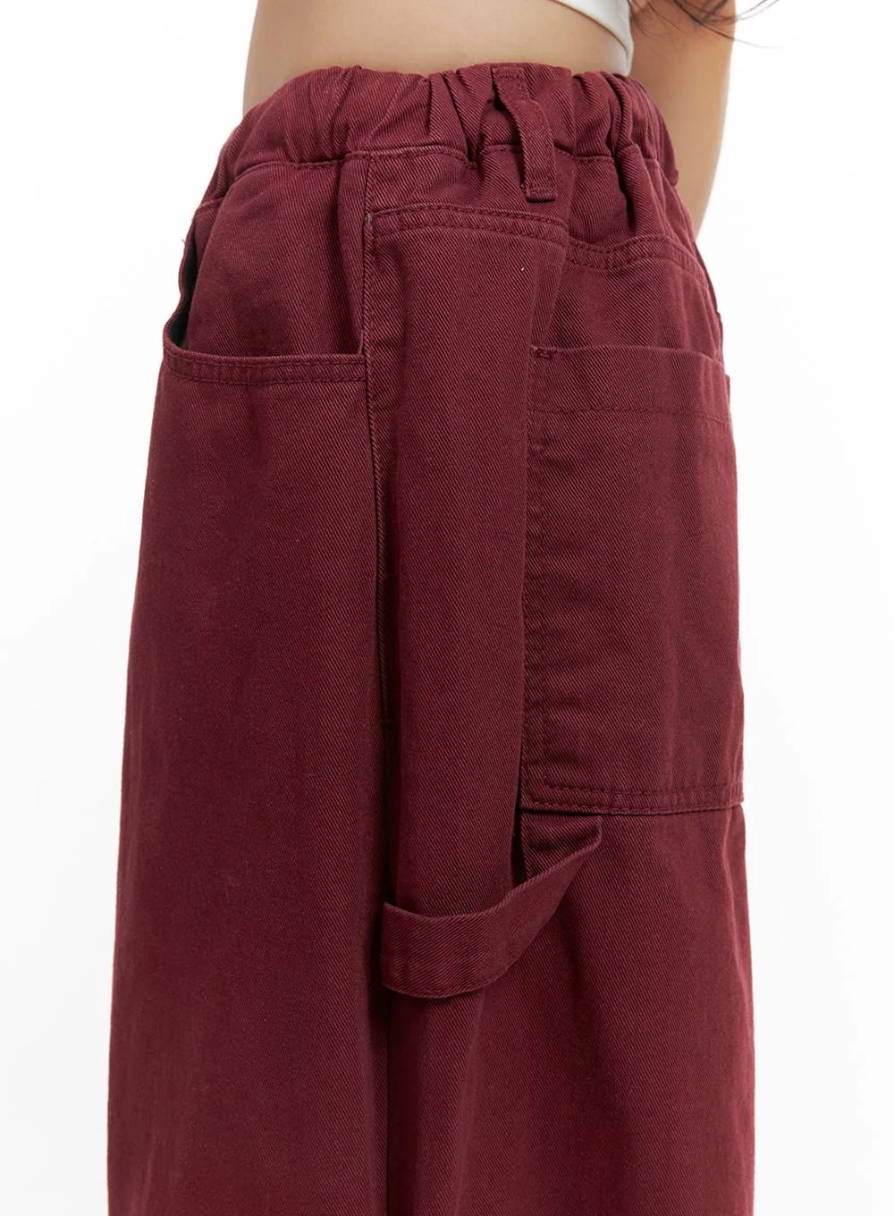 Shirred Cotton Banded Pants (UNISEX) CG420 - Image 4