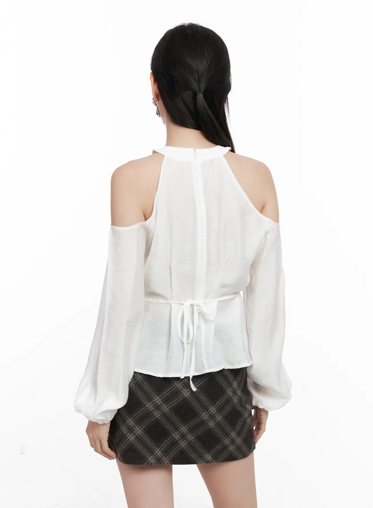 Shirred Halter Neck Blouse CN504 - Image 8