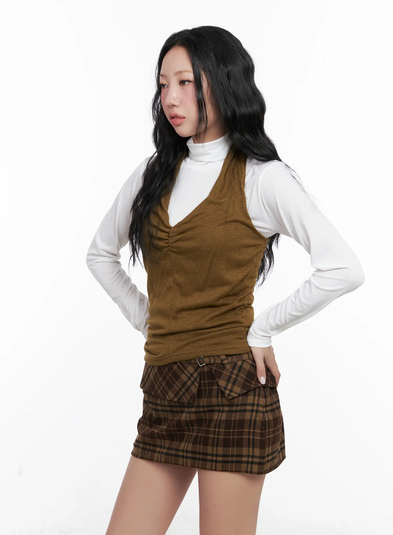 Shirred Halter Neck Top CN514 - Image 5