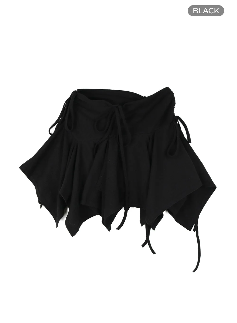 Shirred Hem Bowknot Mini Skirt CF426 - Image 7
