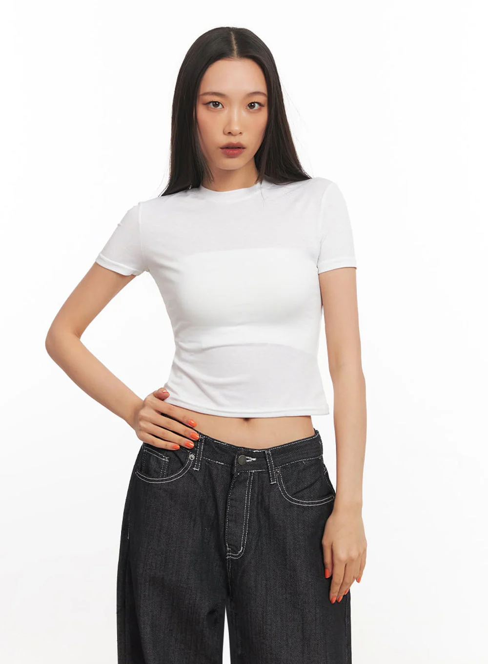 Short Sleeve Crop Top IA504 - Image 6