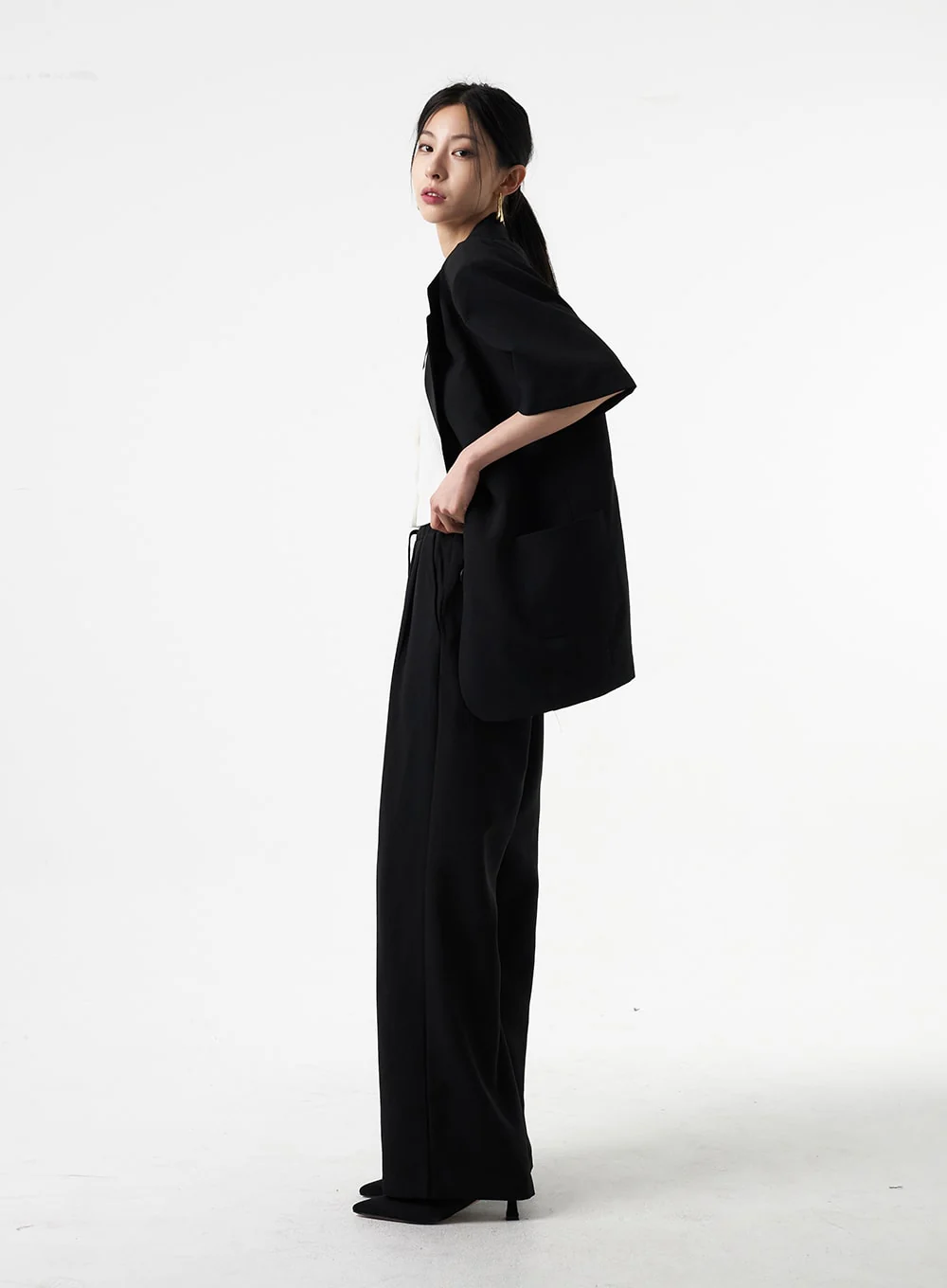 Short Sleeve Jacket IA326 - Image 11