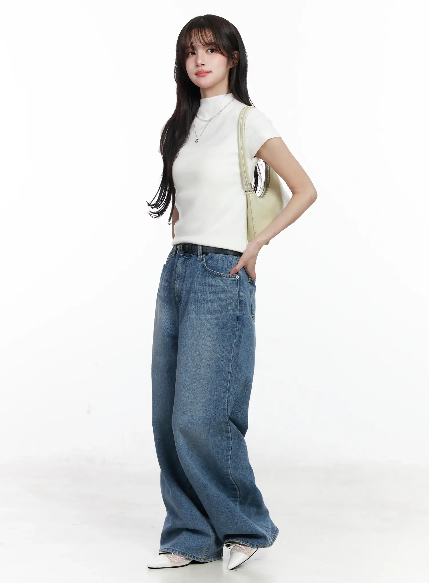 Short Sleeve Knit Top IJ529 - Image 9