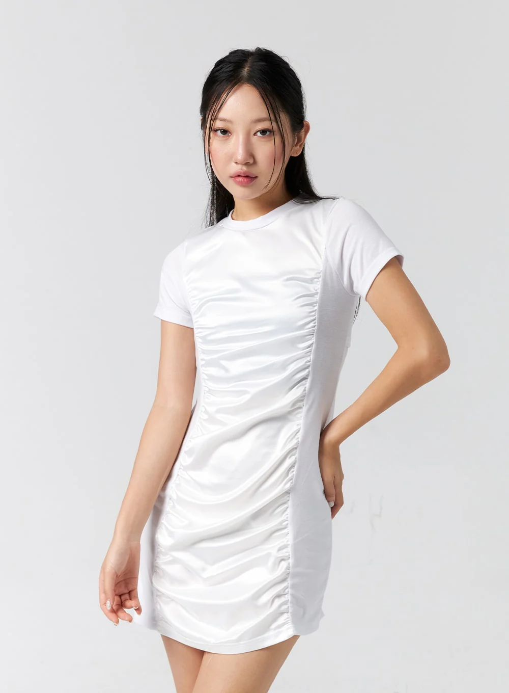 Short Sleeve Mini Dress CG304 - Image 2