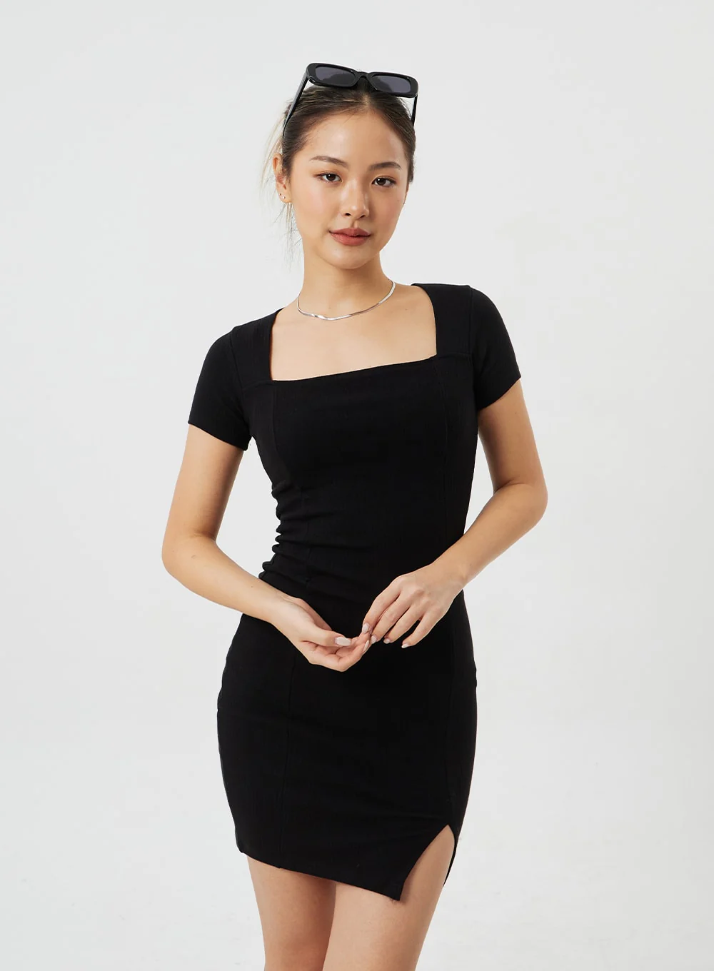 Short Sleeve Mini Dress CM303 - Image 5