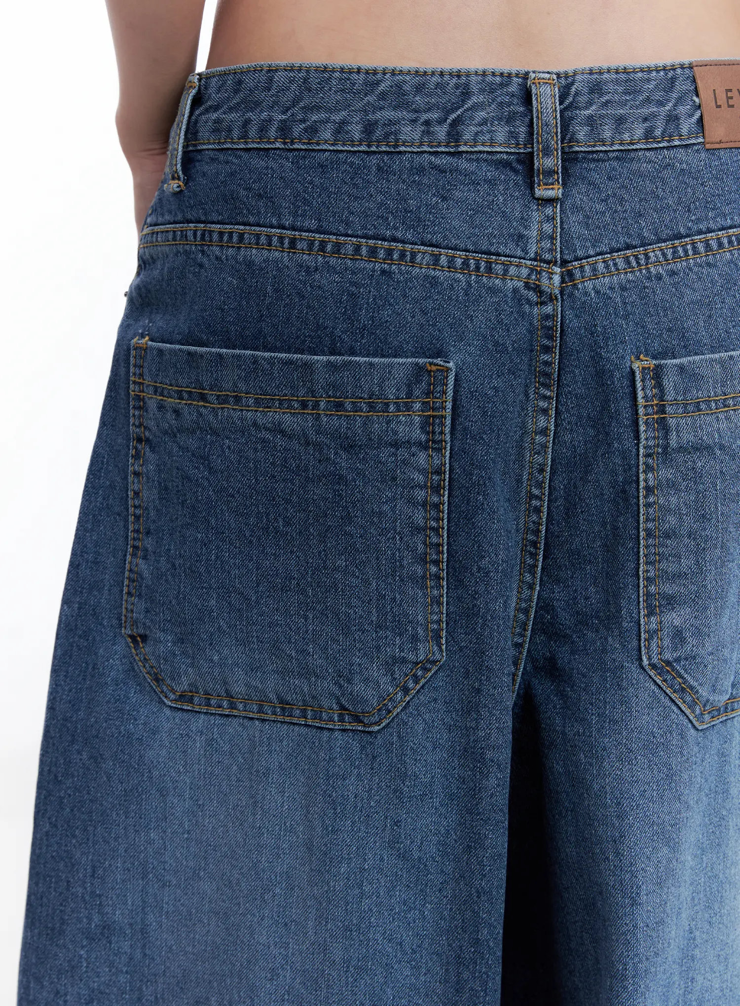 Shuhua Washed Wide-Leg Denim Jeans CL510 - Image 8