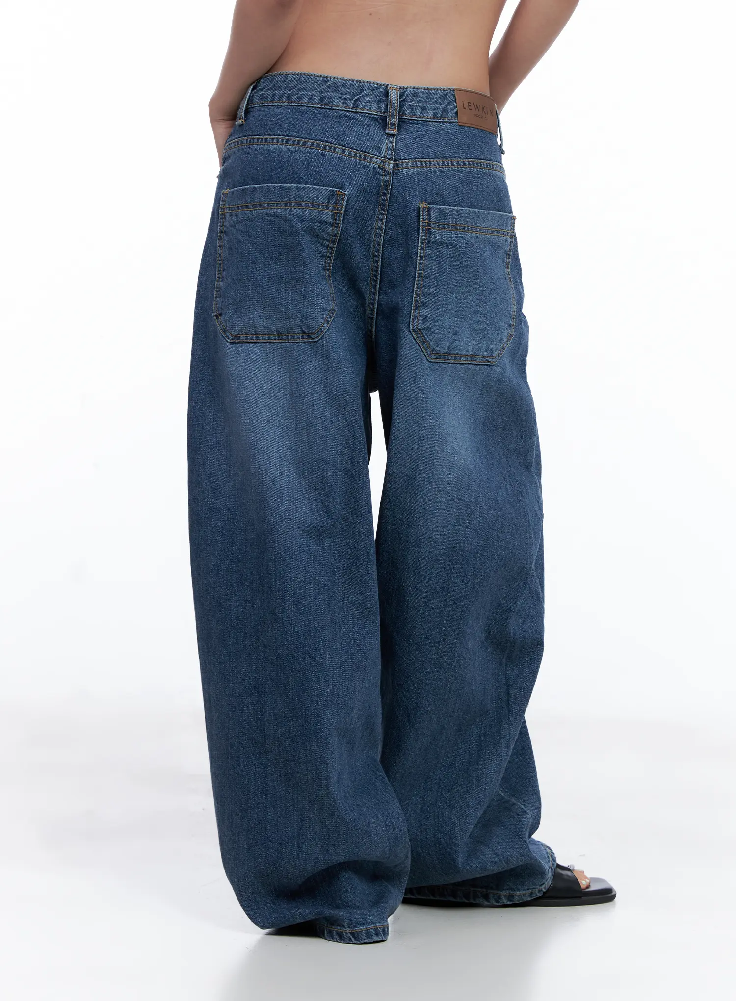 Shuhua Washed Wide-Leg Denim Jeans CL510 - Image 9
