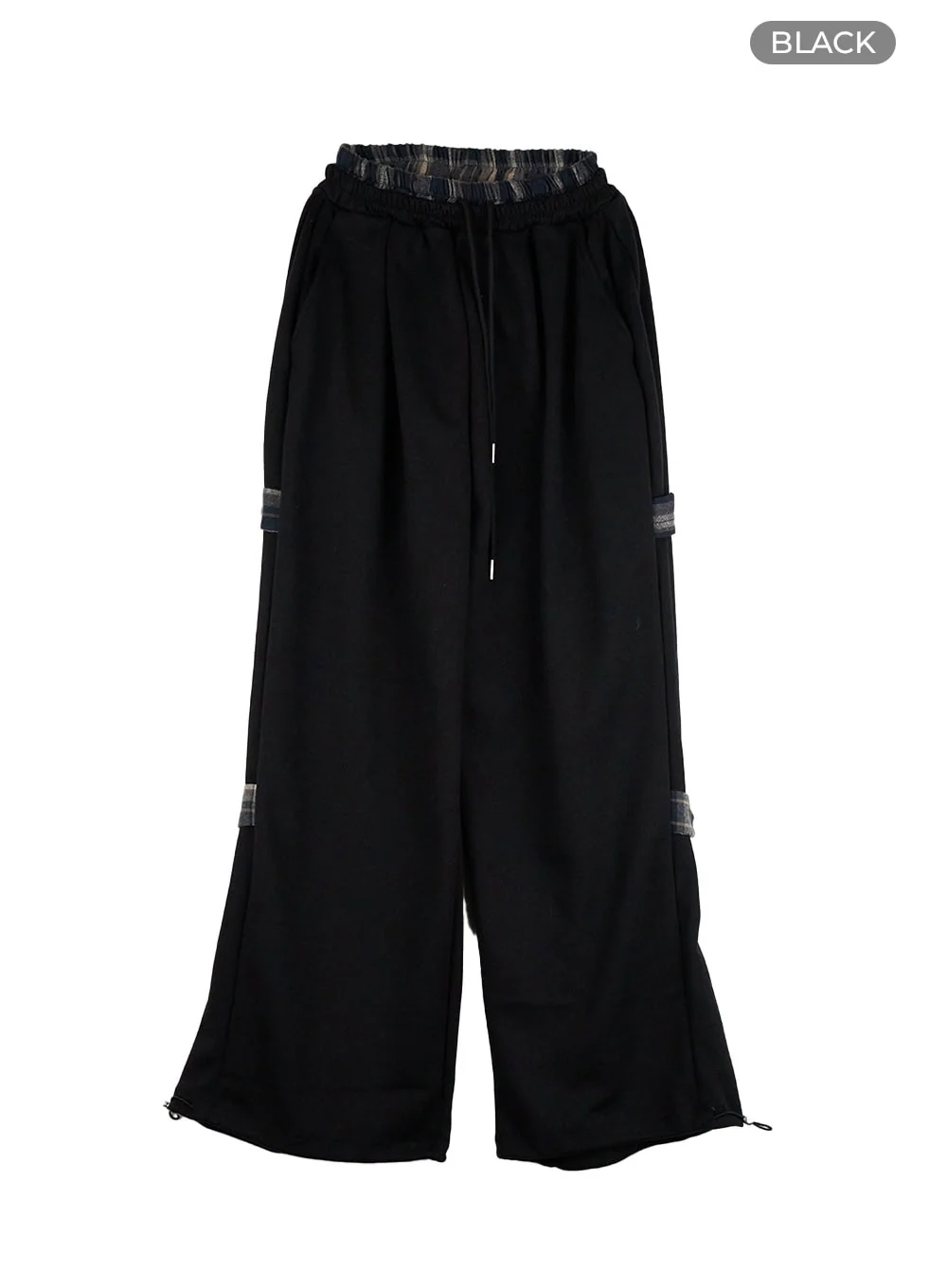 Side Buckle Oversized Sweatpants CG423 - Image 12