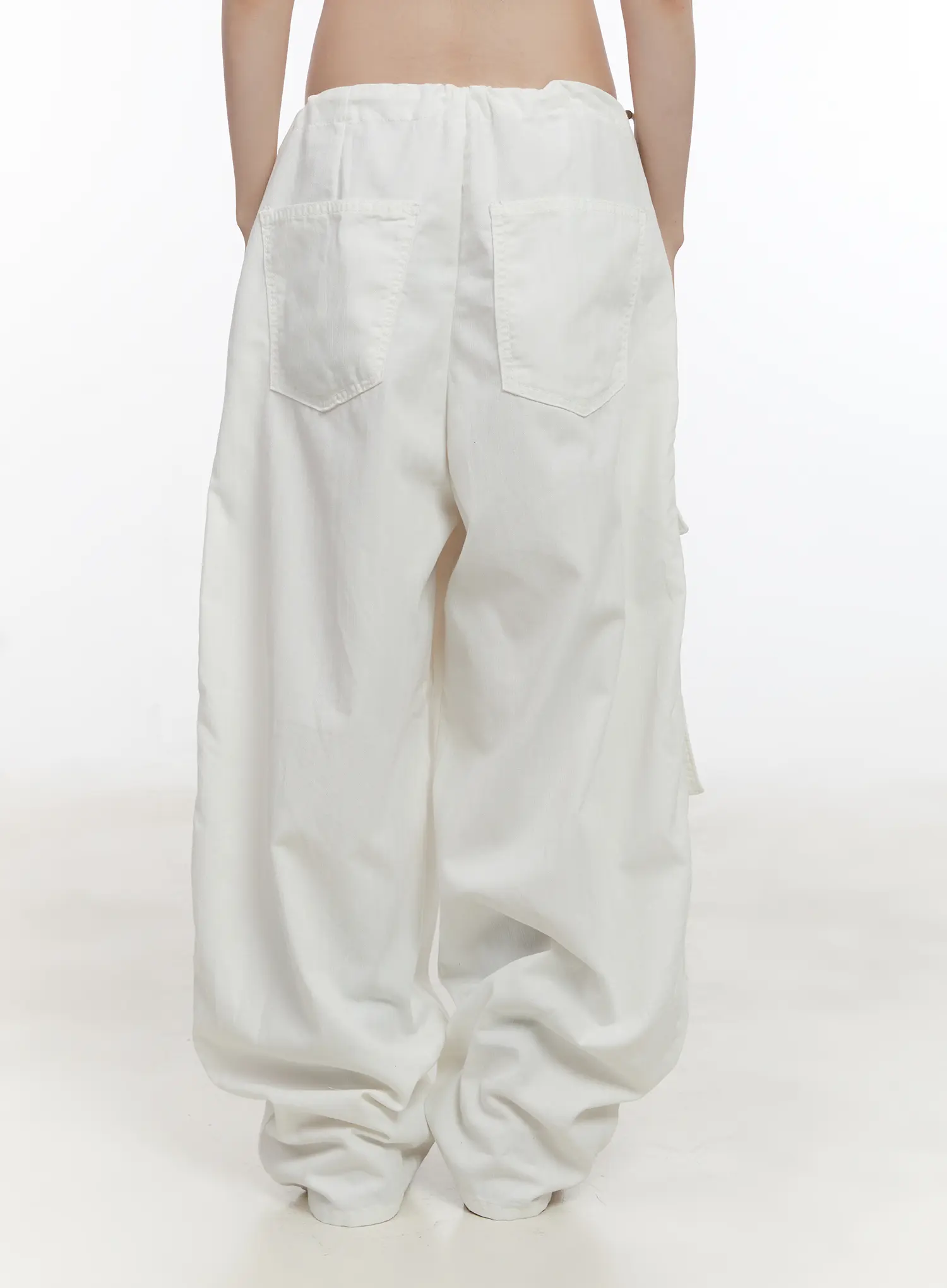 Side-Cinch Wide-Leg Cargo Pants CL507 - Image 8