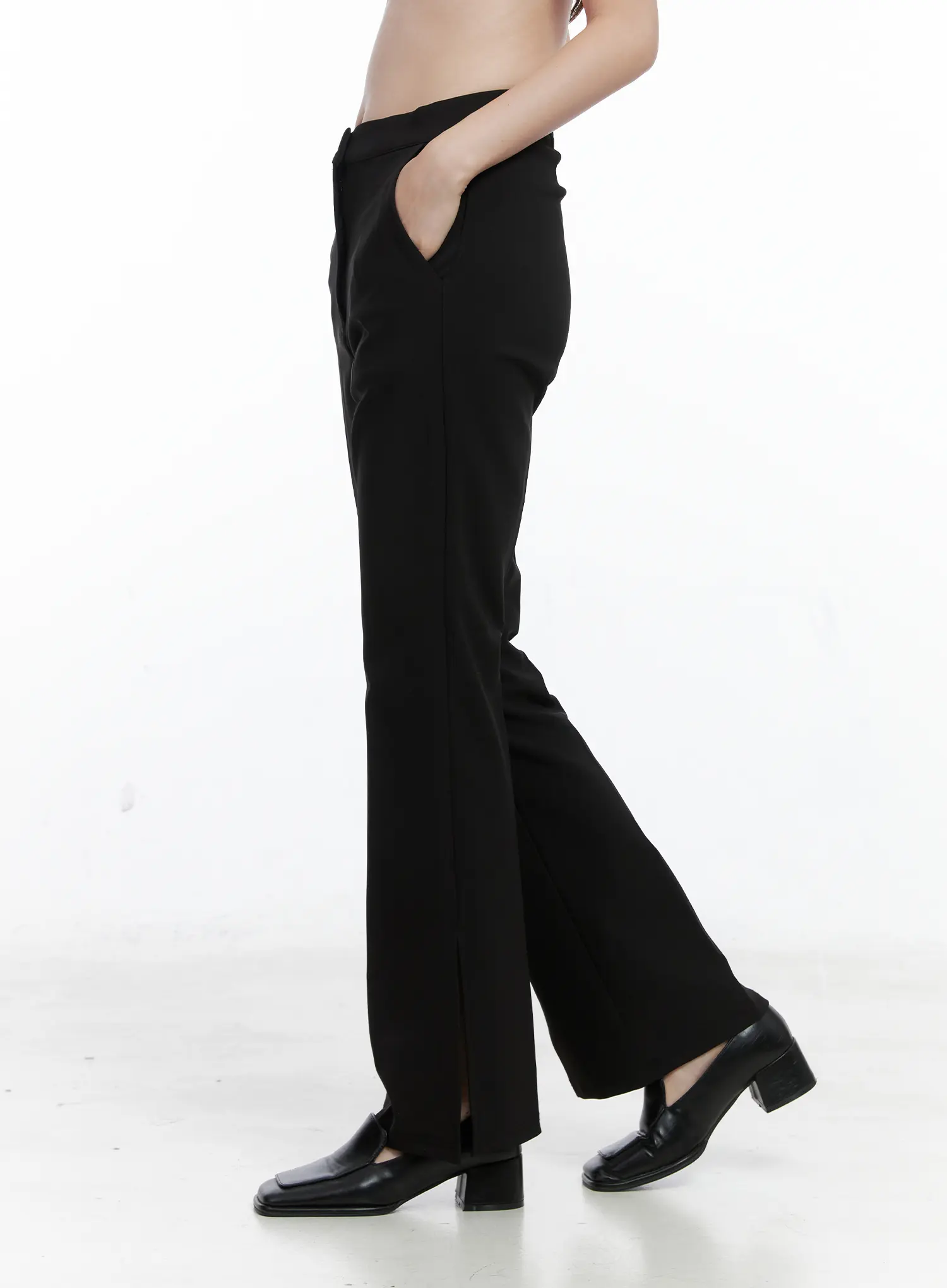 Side Slit Bootcut Trousers CO503 - Image 5