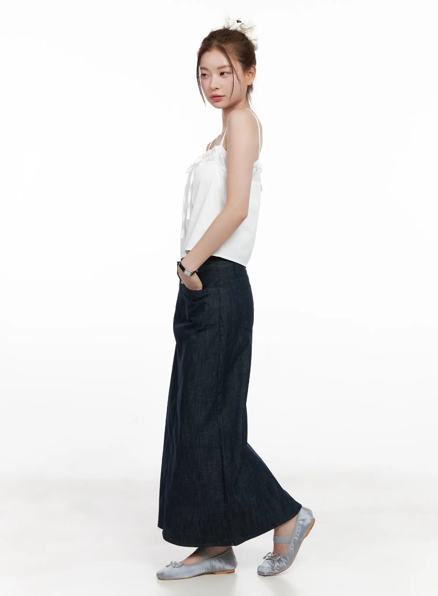 Side-Slit Long Skirt CL523 - Image 5