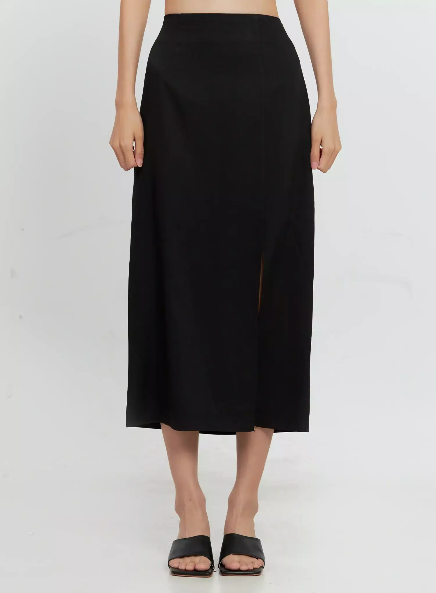 Side-Slit Midi Skirt IL528 - Image 4