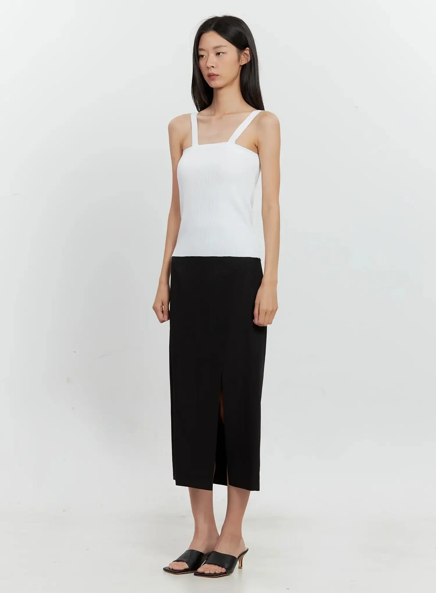 Side-Slit Midi Skirt IL528 - Image 6