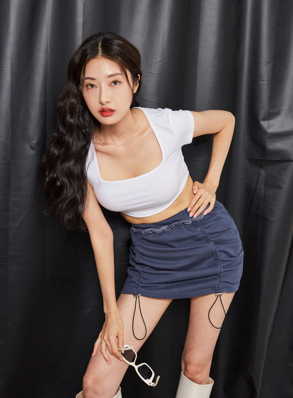 Side String Skirt Pants IU26 - Image 10