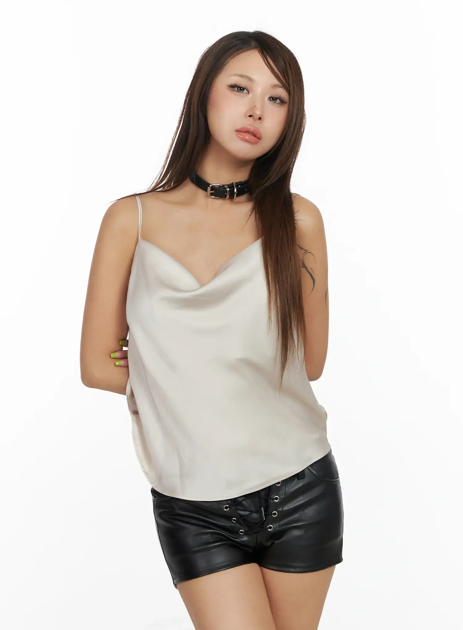 Silk Sleeveless Top CF511 - Image 6