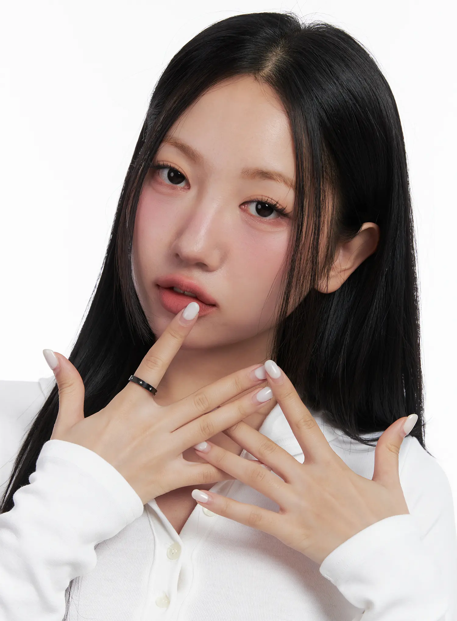 Simple Black Cubic Ring CD501 - Image 2