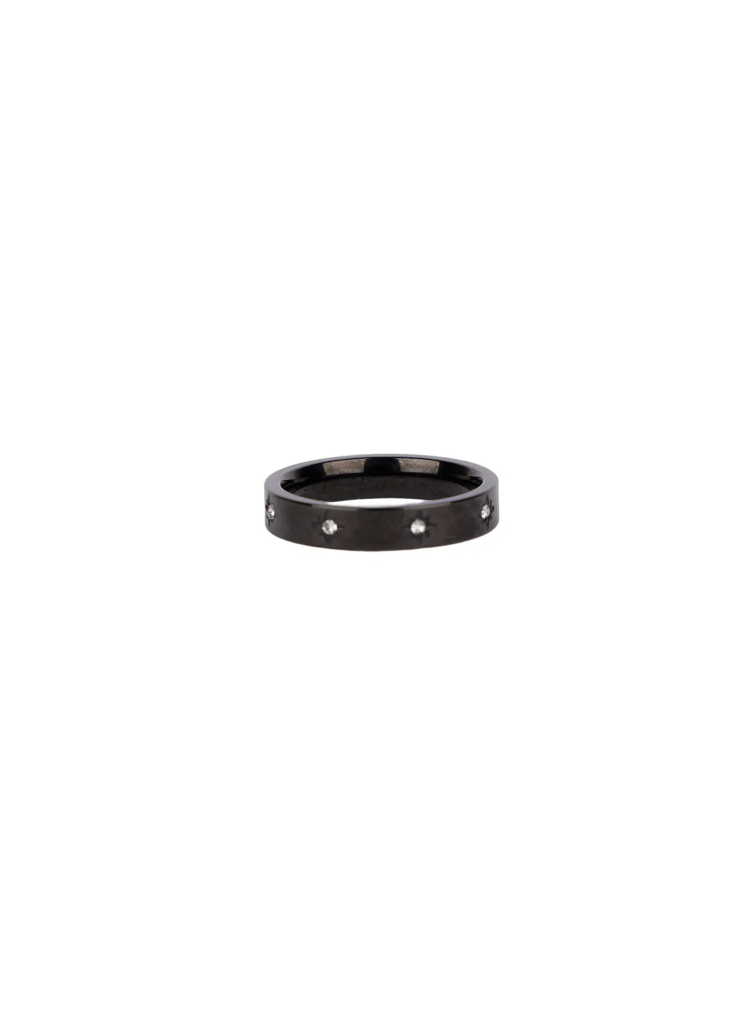 Simple Black Cubic Ring CD501 - Image 4