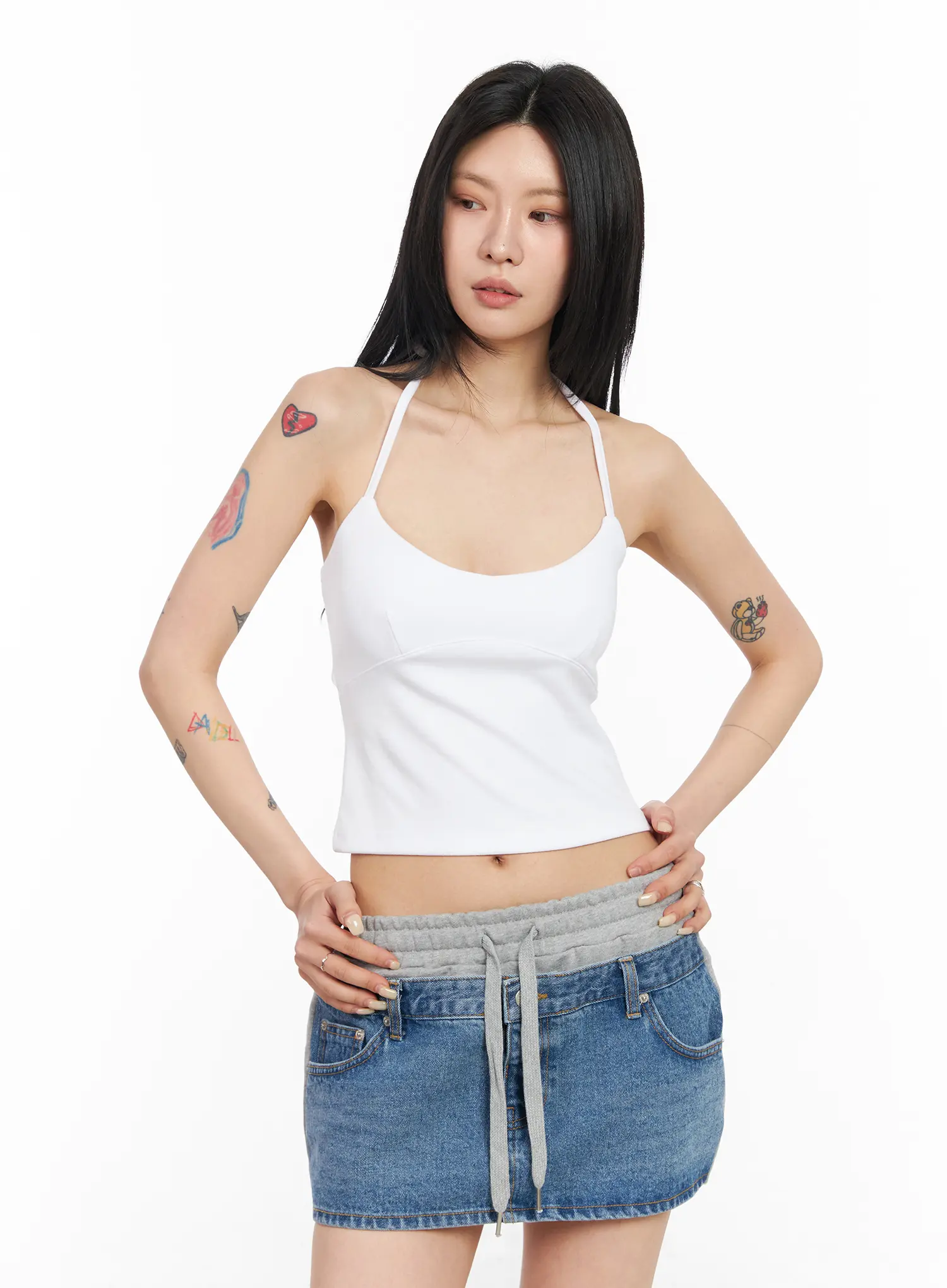 Simple Boho Halter Neck Top CM517 - Image 4