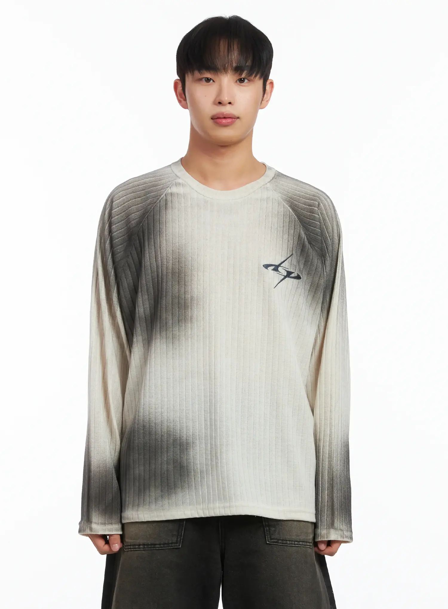 Simple Spray Paint Long Sleeve Tee ID515 - Image 9