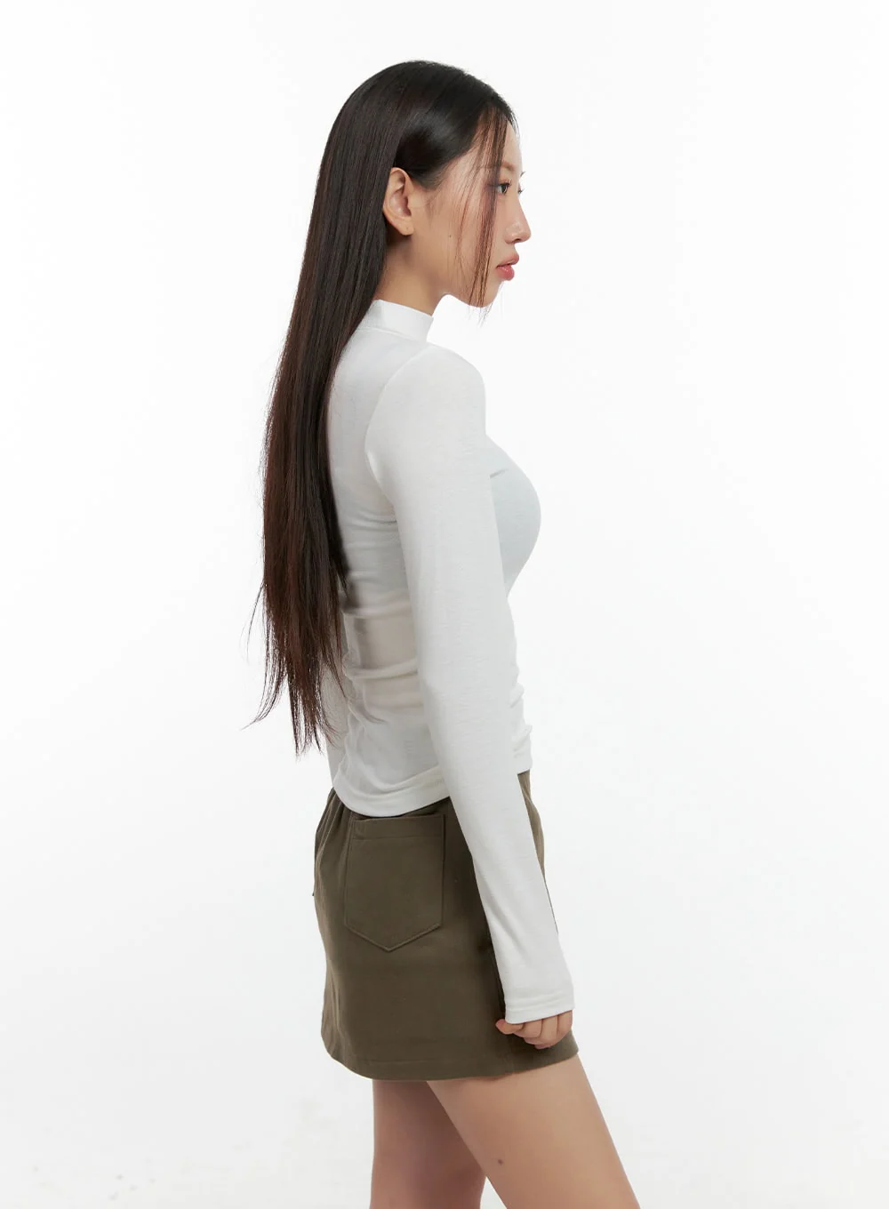 SimplyChic Solid Turtle Neck Top CN412 - Image 6