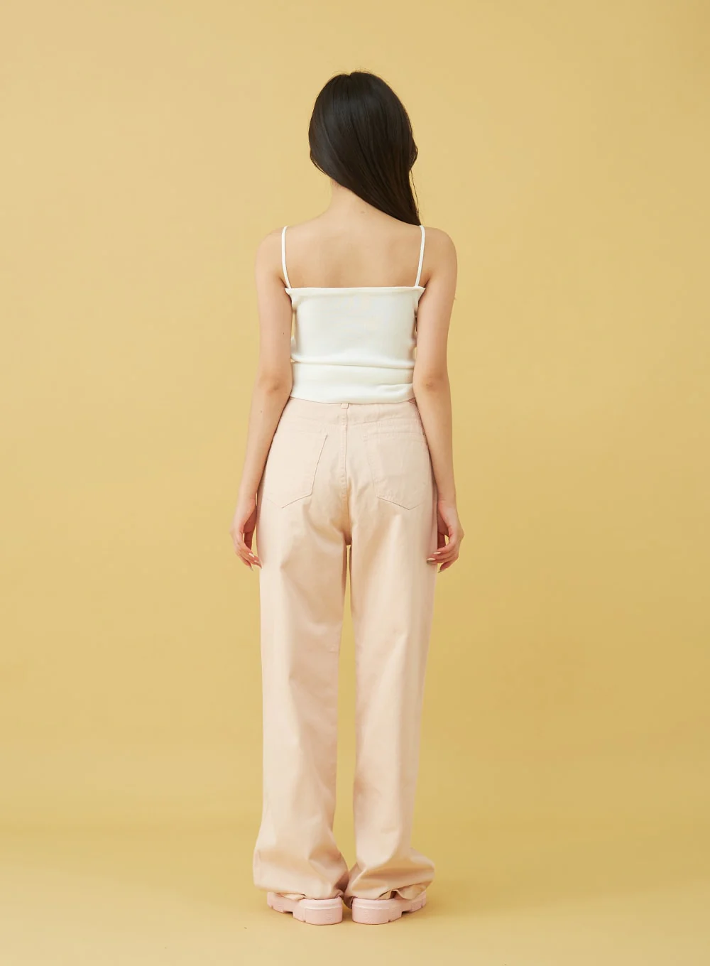 SIngle Pin-tuck Wide Cotton Pants BU13 - Image 19