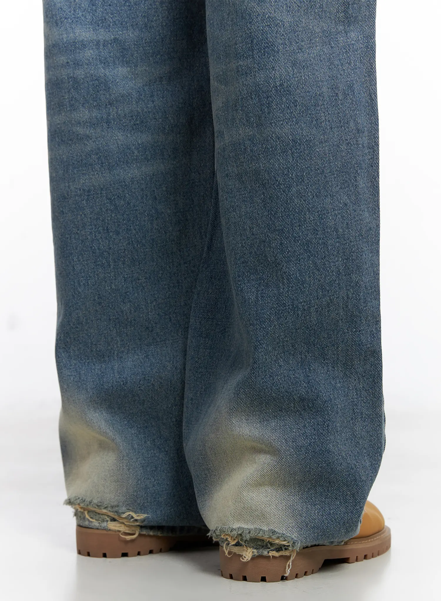 Siya Print Washed Wide-Leg Jeans CO508 - Image 9