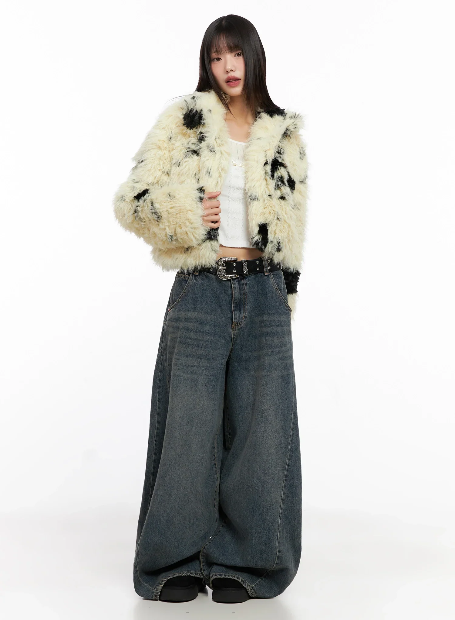 Skyler Washed Balloon Fit Jeans IN503 - Image 3